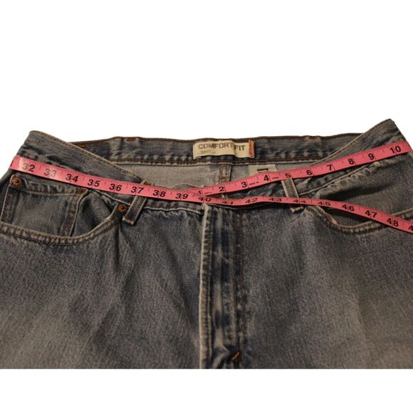 Vintage Men's Levi Strauss 560 Jeans Pants | Light Wash | Tapered Leg | 38 x 34 - Picture 2 of 9